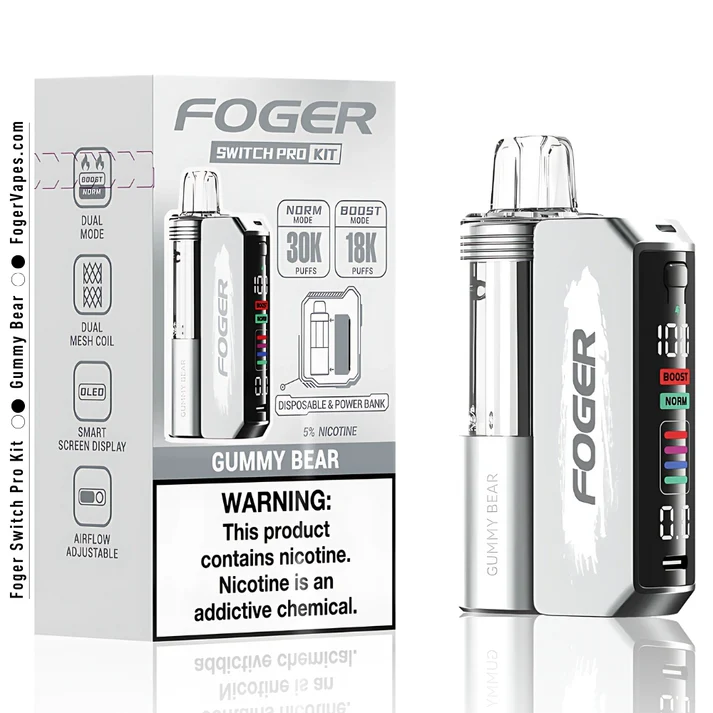 Gummy Bear Foger Switch Pro Kit 30K Puffs - Image 6