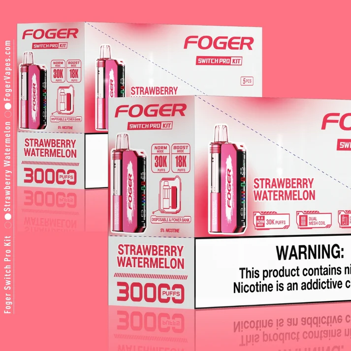 Strawberry Watermelon Foger Switch Pro Kit 30K Puffs - Image 5